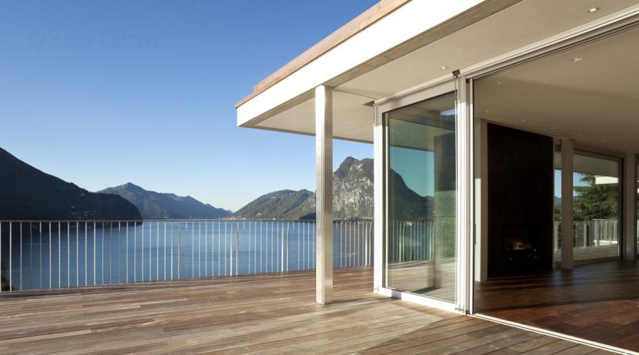 Популярные панорамные двери в компании «Окна Титан» СПб. Системы открывания марки HS Portal – стильное и эргономичное решение