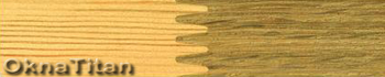 образец деревянное окно - грунт ясень лак